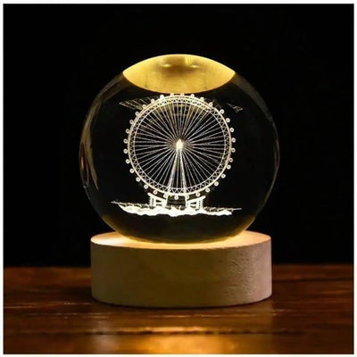 3D crystal ball